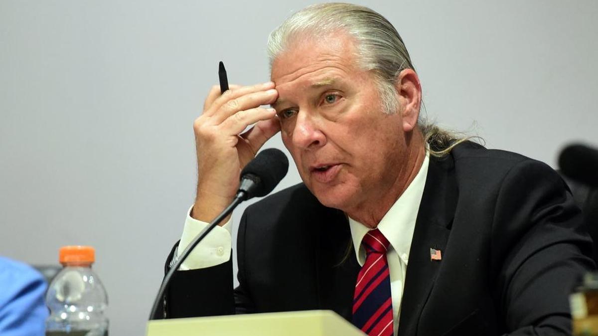 Mayor Jim Price speaks during an Atwater City Council meeting on Monday, Feb. 12, 2018.