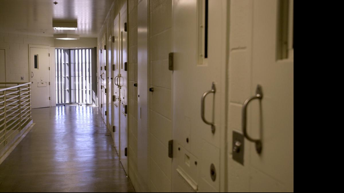 
The general population unit doors in the U.S. Penitentiary at Atwater. A series of fights Friday at the prison ended with multiple injuries, authorities said.

