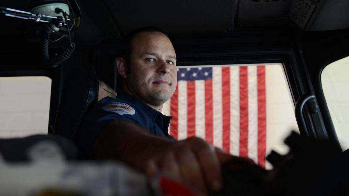Merced Fire Department’s Deputy Fire Chief Billy Alcorn at the fire department Friday, Jan. 15, 2013.