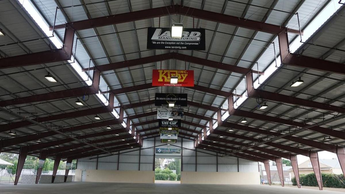 The inside of the Hilmar Cheese Barn on the Merced County Fairgrounds on Thursday, May 5, 2016.