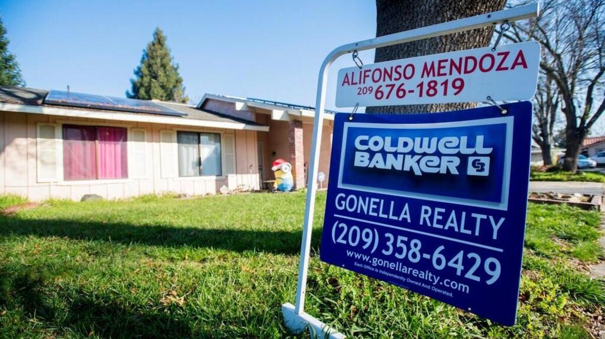 A home for sale on Montery Court in Merced Calif., on Thursday, Dec. 29, 2016.