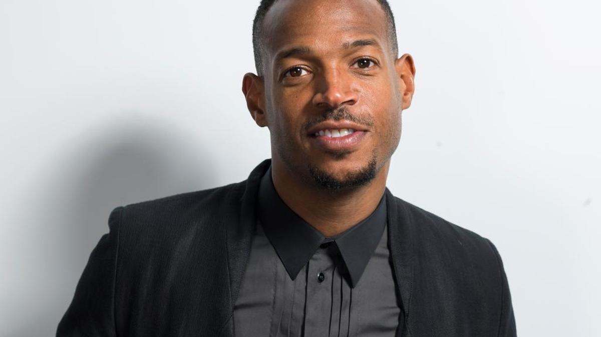 American actor and star in the NBC network comedy series “I Can Do That” Marlon Wayans poses for a portrait on Thursday in New York. What do you get when you take one of the years biggest box office hits - Fifty Shades of Grey - and turn it over to funny man Wayans? Christian Grey is turning into Christian Black in Wayans spoof of the film Fifty Shades of Black, which has been picked up by Open Road Films for release next January.