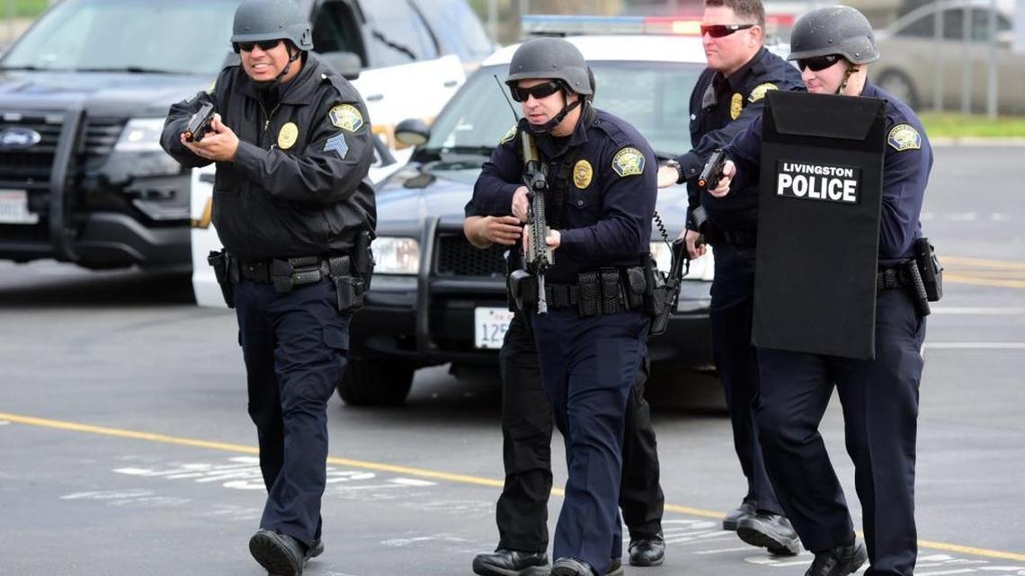 Livingston schools, police train for a mass shooting on campus