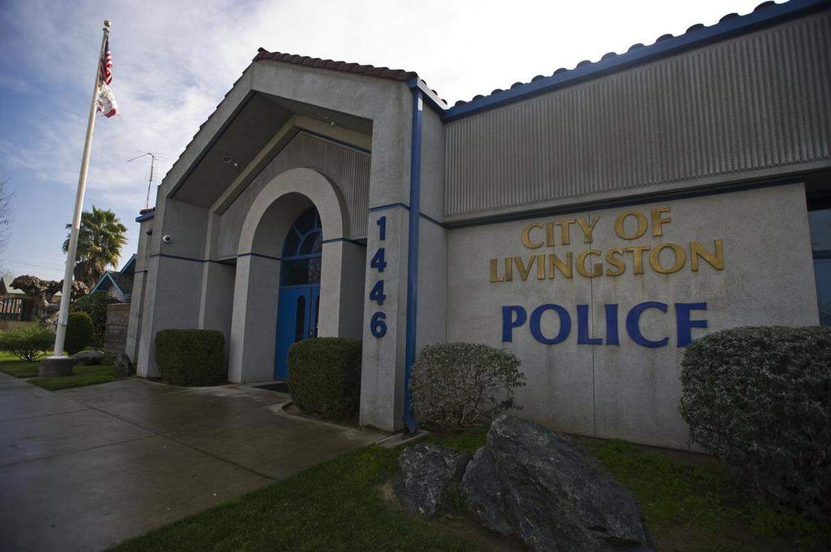 The Livingston Police Station in Livingston, Calif., Thursday, Jan. 8, 2015. Police found a man who had been missing about three years.