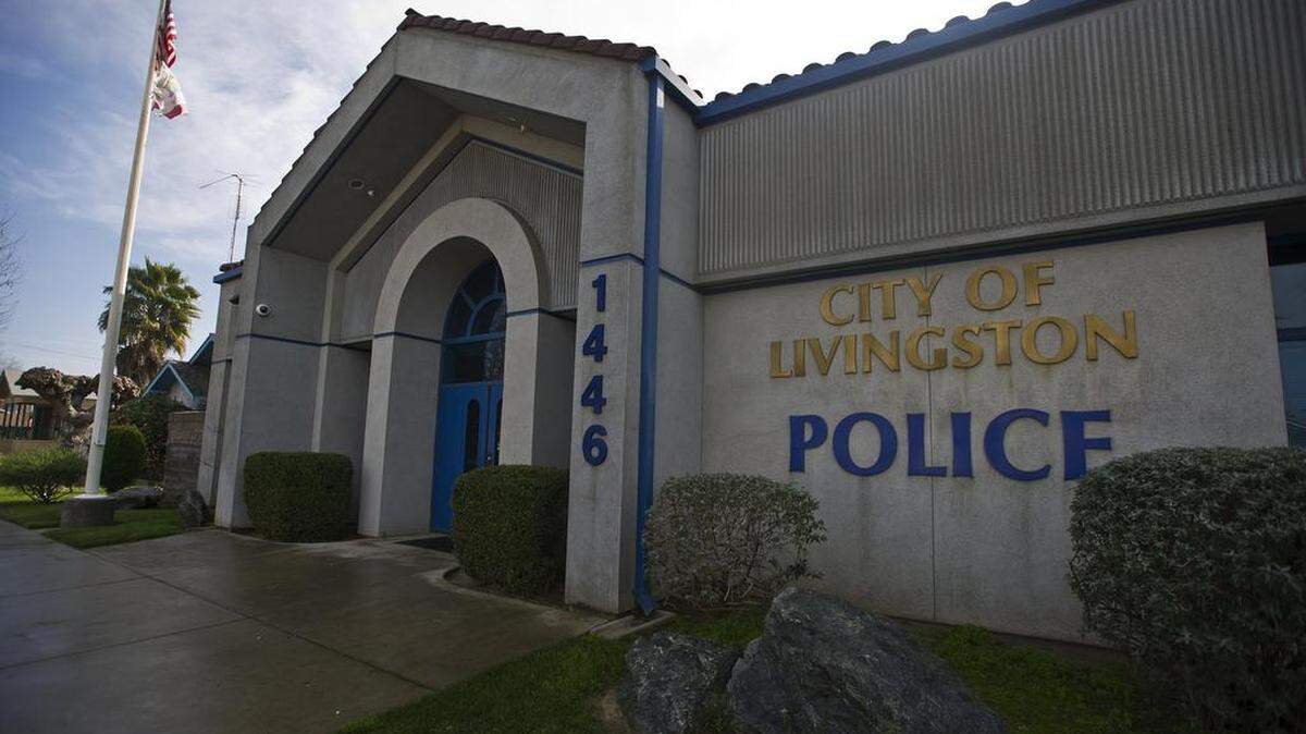 The Livingston Police Station in Livingston, Calif., Thursday, Jan. 8, 2015. Police found a man who had been missing about three years.