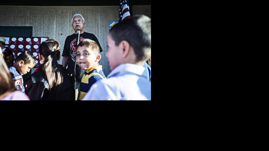 Cesar Chavez’s youngest brother visits Livingston