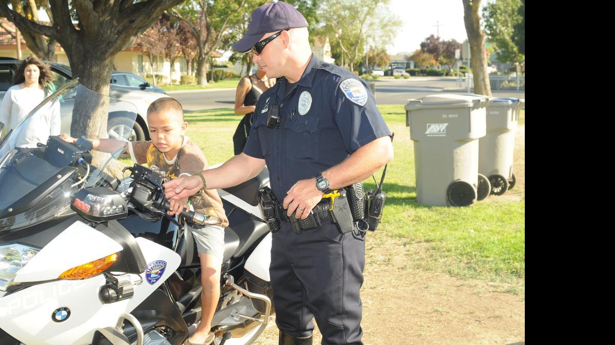 
Police showed off their motorcycle at National Night Out in 2013.
