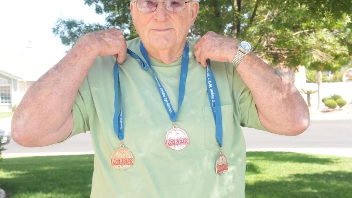 
Los Banos resident and Vietnam War veteran Karl McCullough recently returned from the National Veterans Golden Age Games in which he won three medals in various competitions.
