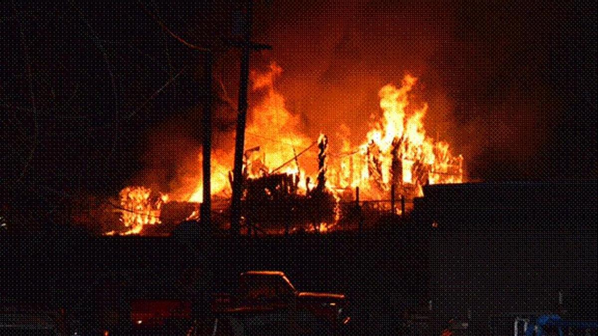 A home in the Greeley Hill area of Mariposa County was a “total loss” after a fire Wednesday.
