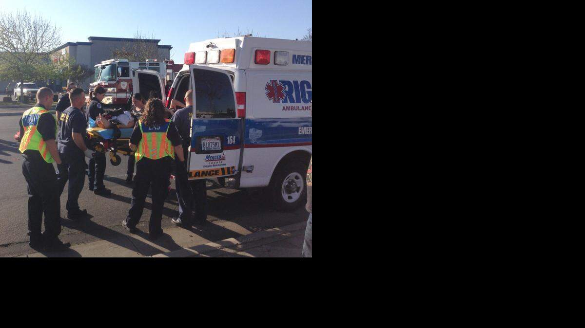 
A 15-year-old girl was taken to a hospital Thursday after she was struck by a vehicle while crossing R Street, the Police Department reported.
