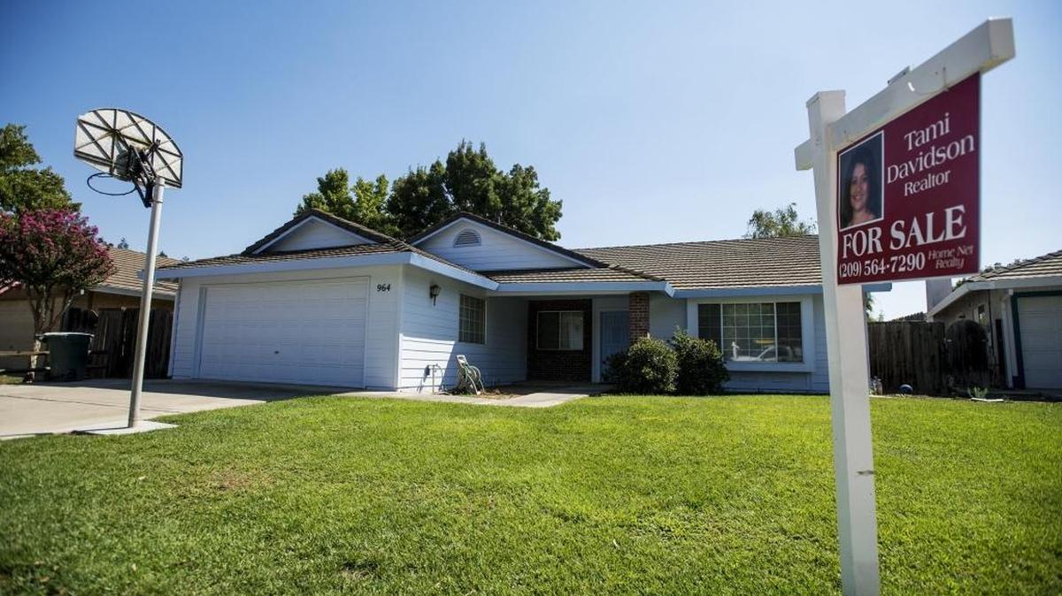 A home for sale in the 900 block of Wake Forest Court in Merced, Calif., Tuesday, Sept. 6, 2016. According to CoreLogic, a company that identifies and manages growth and business performance, Merced home prices increased by 10 percent in July 2016 compared to the same time last year.