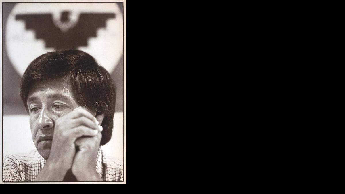Civil rights leader Cesar Chavez, shown in 1975, will be celebrated with a number of events planned in Merced County.