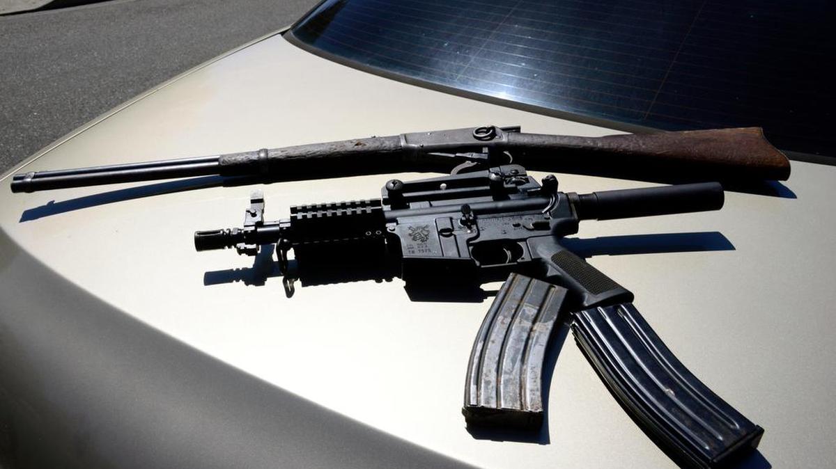 
Investigators seized two firearms on Thursday from a home in Atwater, where they also found numerous marijuana plants growing close to a public school.


