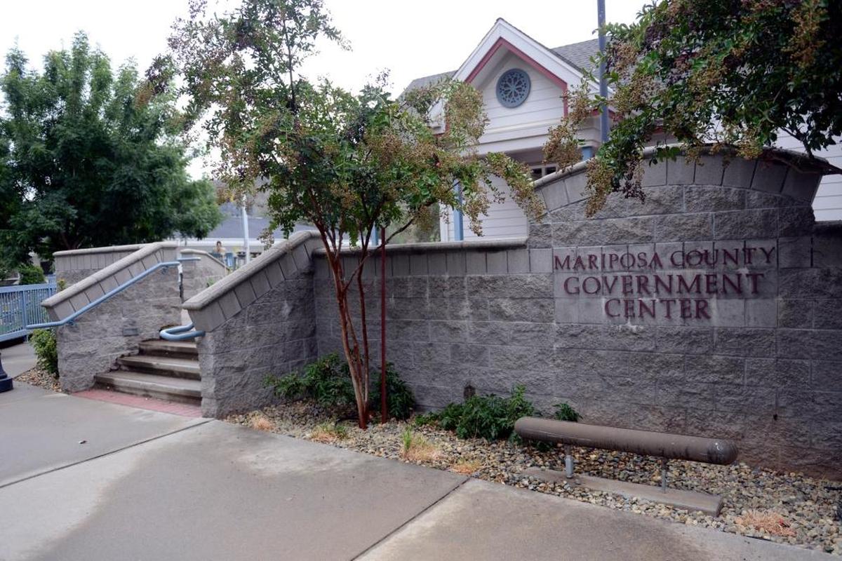 The Mariposa County Government Center, where the Board of Supervisors meet, was the site on Thursday, Oct. 1, 2015, of a news conference after a Mariposa County sheriff’s deputy was in critical condition Thursday afternoon after he was shot twice, including once in the face, during a brief gunfight with a Merced man earlier in the day, deputies said.