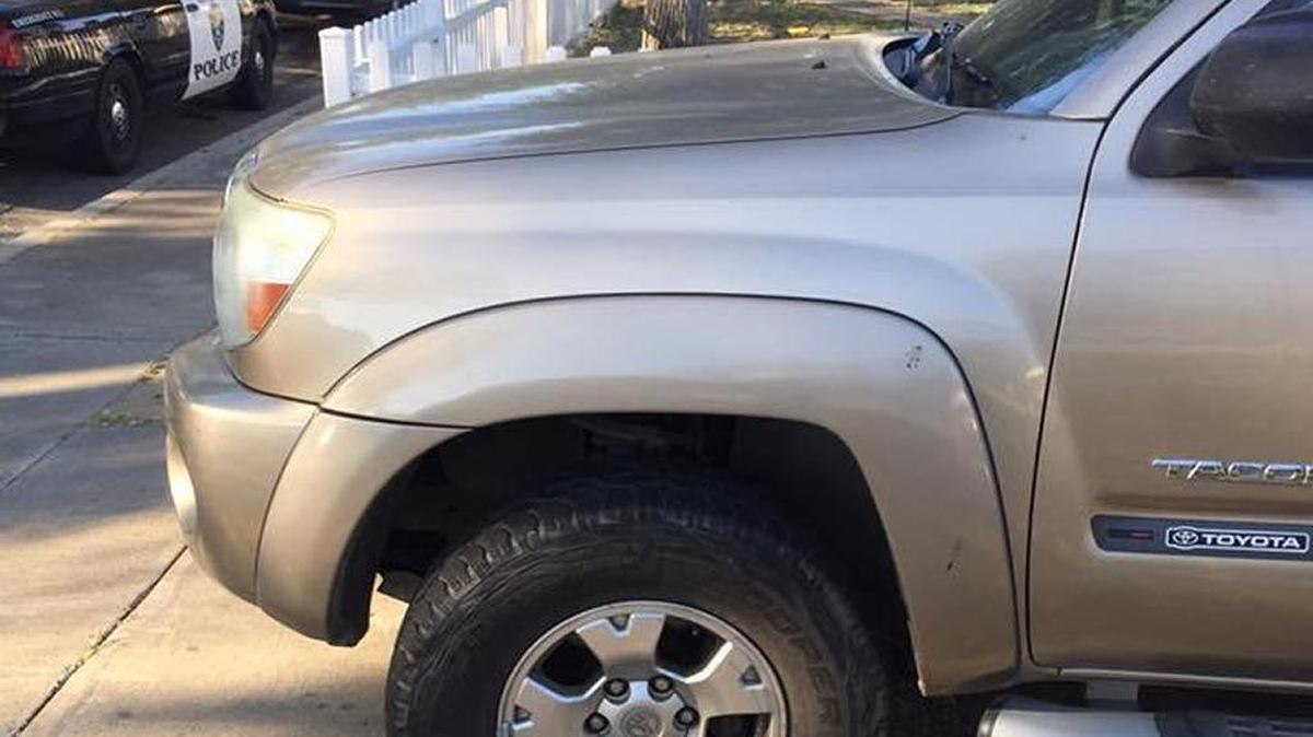Officers found at least 14 vehicles with flat tires in the area of West K Street and Idaho Avenue in Los Banos, police said.