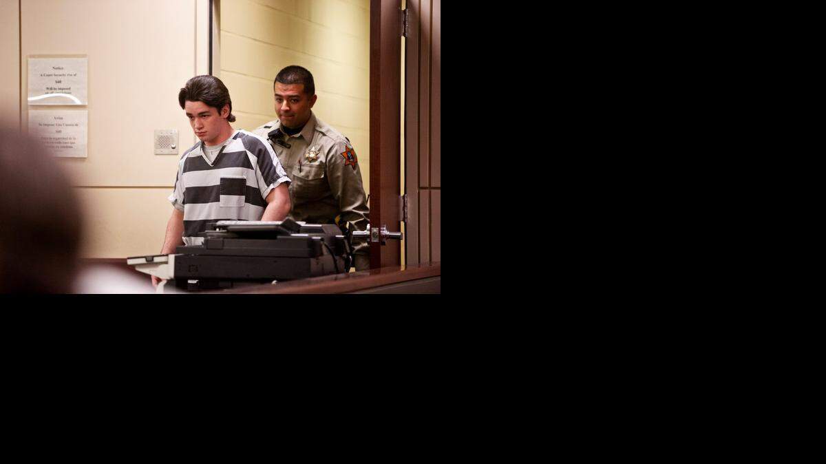
Ethan Morse, 18, appears in front of judge Ronald W. Hansen at the Merced County Courthouse on Wednesday. Morse is accused of taking part in the killing of 18-year-old Bernabed Hernandez-Canela on March 30, 2013, outside of a house party in Atwater.
