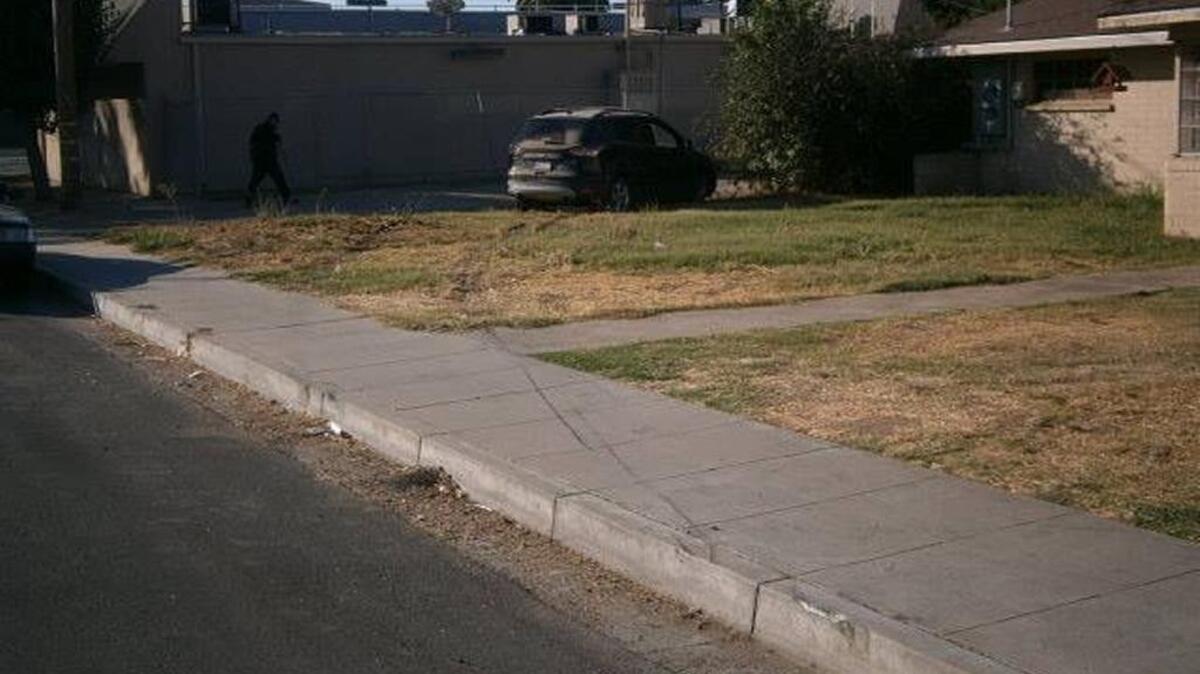 The black SUV became disabled after hitting the curb, police said on Monday, Aug. 28, 2017.