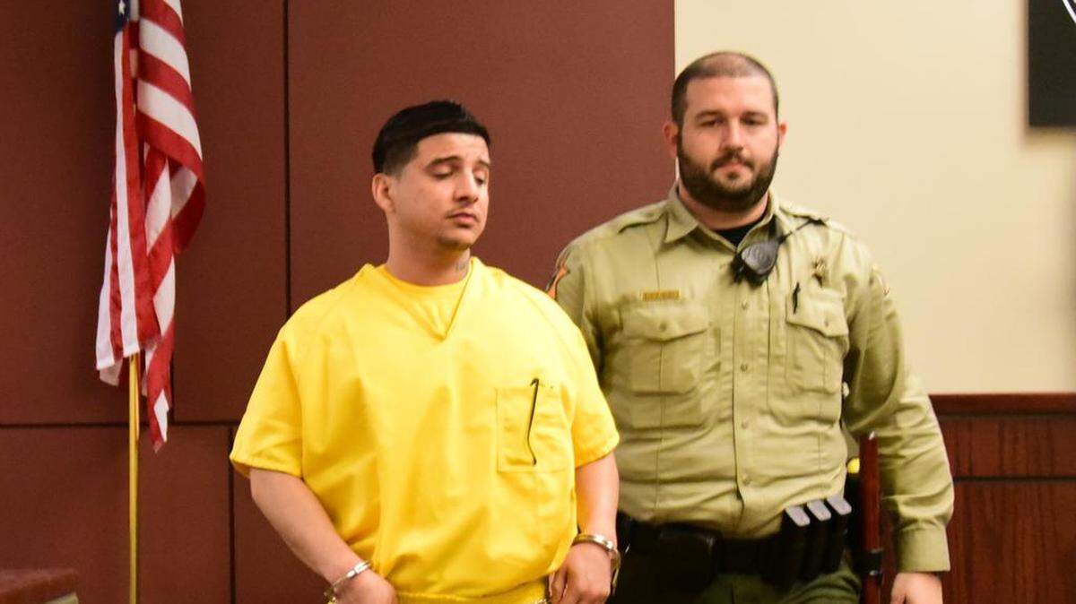 Michael Mirabal in courtroom 1 on Jan. 8, 2018.
