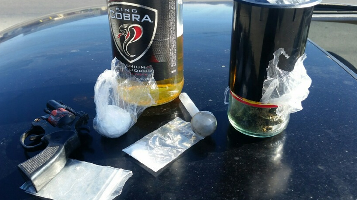 Two men were arrested over the weekend in Los Banos after police found more than a dozen grams of methamphetamine during a routine traffic stop on Mercey Springs Road, the Police Department reported.