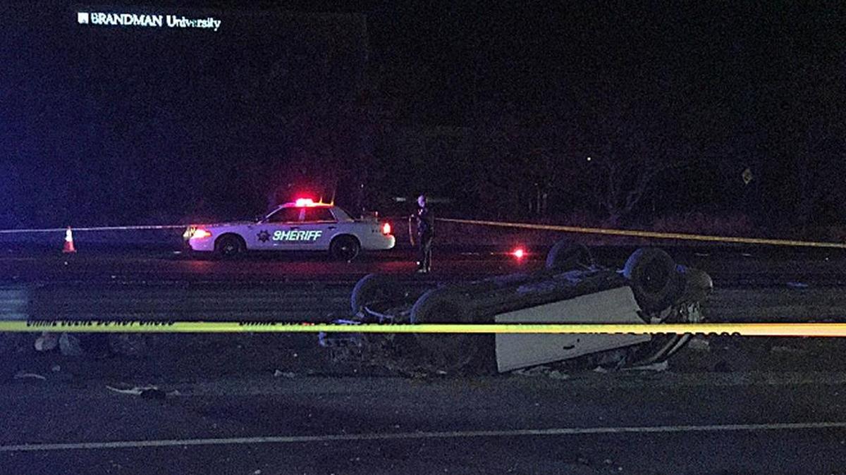 
The scene from an officer-involved-shooting on Highway 99 in Salida on Tuesday, Sept. 22, 2015. 
