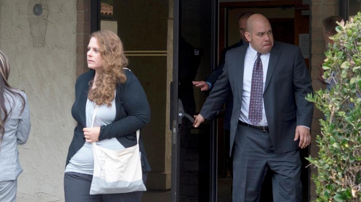 
Christina DeFilippo, left, and Eduardo Quintanar, right, are both charged with conspiracy to obstruct justice in the 2012 slaying of Korey Kauffman.
