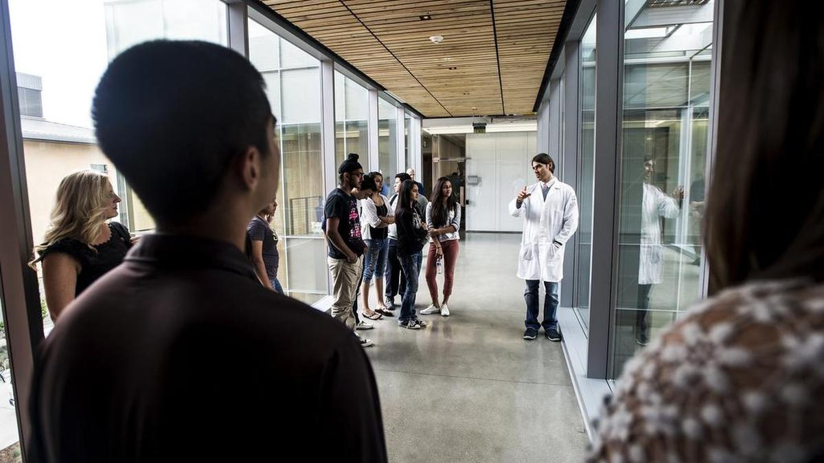 Buhach Colony students in the IB program tour UC Merced in May. Last month, they learned the program may be cut. Current IB students got a reprieve this week.