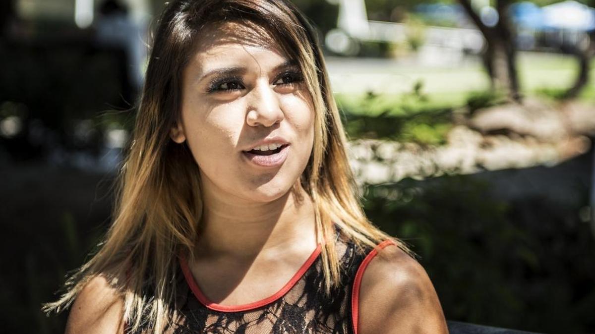 
Merced College student Jailene Alcaraz, 18, shares her views on SB186, signed by Gov. Jerry Brown on Sept. 1, on the campus of Merced College. The legislation will allow California community colleges to suspend or expel students for sexual assaults that occur off campus.
