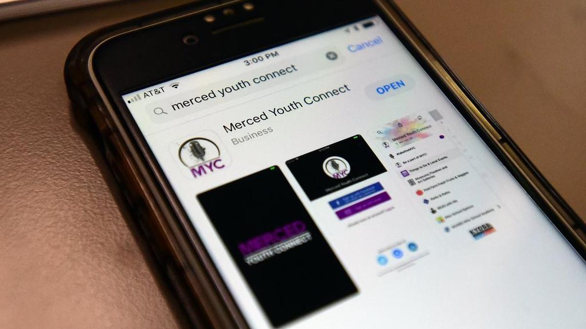 The Merced Youth Connect smartphone app is now available for iPhone and Android phones, according to the nonprofit that designed it. Photo taken Tuesday, Aug. 7, 2018. 
