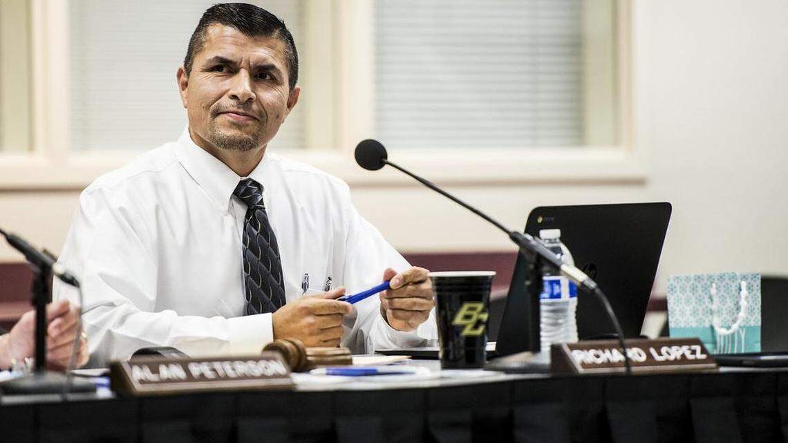 Challenger in Merced school's chief race changes his mind. Says election isn't over