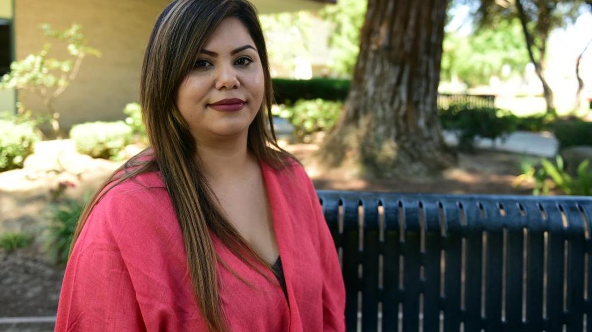 Suleima Delacruz, 24, the daughter of immigrants, has battled through depression and anxiety for years and is set to graduate from Merced College on Friday, May 26, 2017. Photo on May 22, 2017.