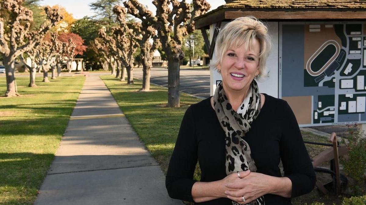 The Merced County Fair CEO Teresa Burrola is pictured on Wednesday afternoon, Nov. 18, 2015, at the fairgrounds in Merced, Calif.
