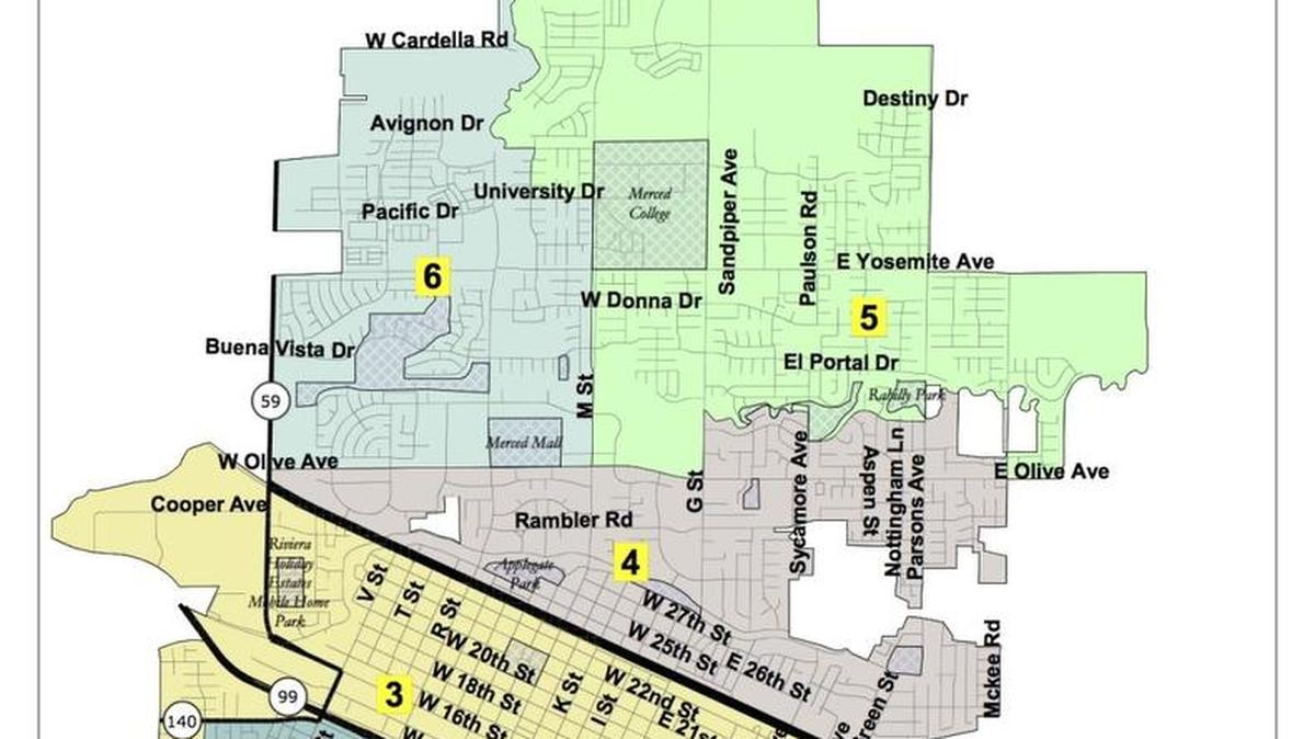 
The Independent Districting Advisory Committee has recommended the three northern districts in this map for consideration by City Council on Oct. 5. 
