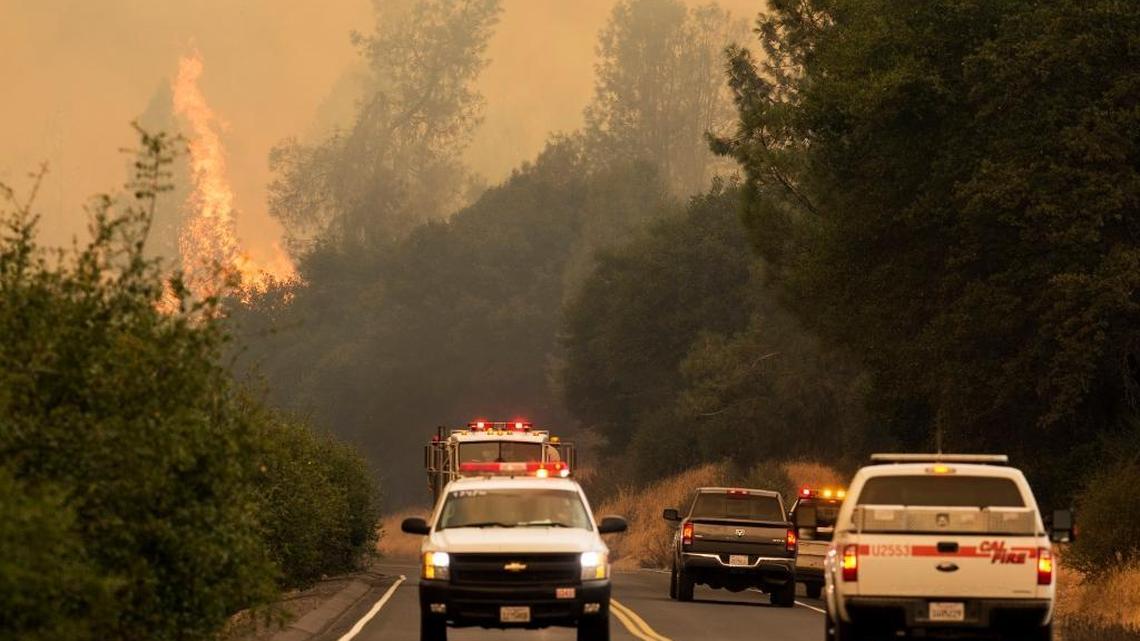 Coulterville evacuated from Mariposa wildfire