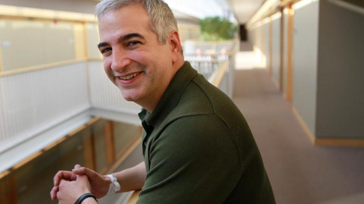 Anthony Shadid, winner of the 2010 Pulitzer Prize for International Reporting with The Washington Post, is seen at the Watson Institute for International Studies on the campus of Brown University, Providence, R.I.