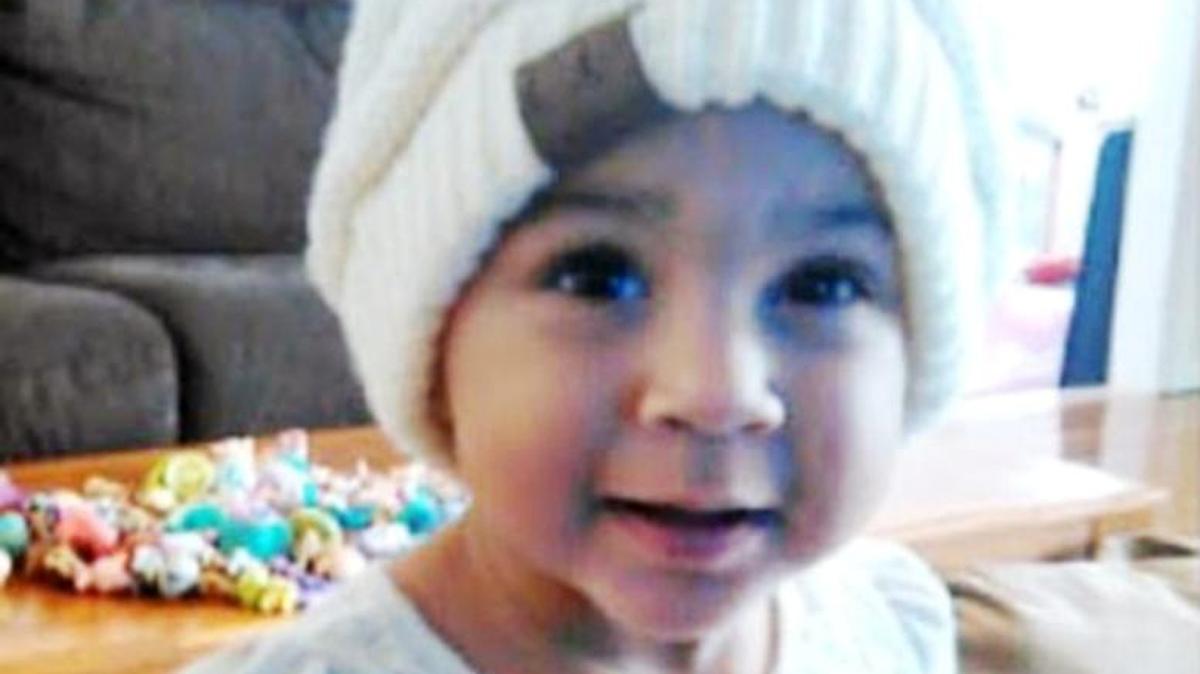 Arizona Dean, 2, is pictured in an undated family photo. The girl, the daughter of Raymond and Kelly Dean of Atwater, was killed Saturday afternoon when the family’s car crashed while en route to visit relatives in Plumas County.