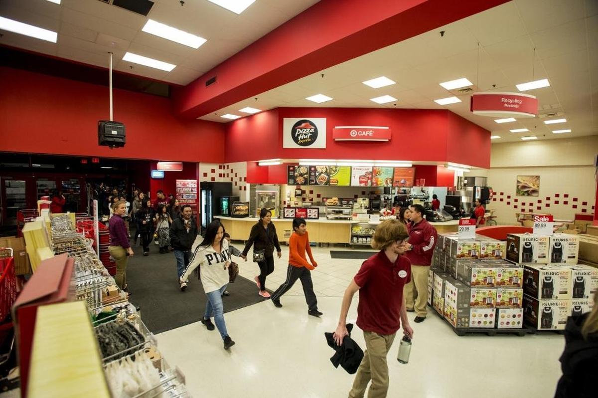 Shoppers hit the aisles Thursday in a Merced Target store.