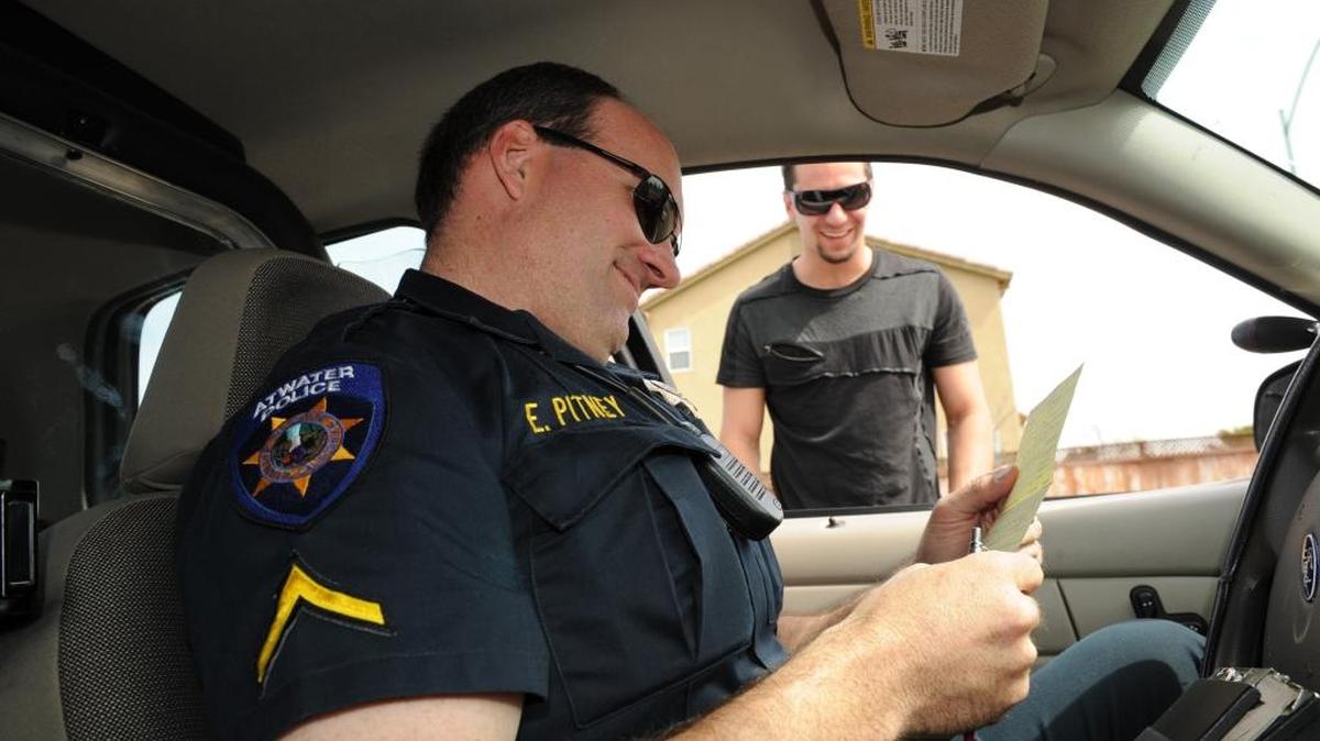 Atwater Police Officer Evan Pitney is being praised as “a hero” for his efforts late last month that may have saved the life of a 46-year-old woman who’d stopped breathing after smoking methamphetamine. Sun-Star file photograph