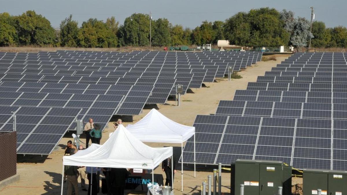 County officials introduced a new solar array Tuesday, Oct. 25, 2011 that’s expected to save the county millions of dollars over the next few years.
