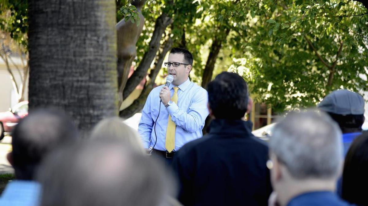 Merced City Councilman Mike Murphy, who was suppose to announce his run for mayor Wednesday, changed the event to a prayer vigil following news of an attack at UC Merced where four people were stabbed.