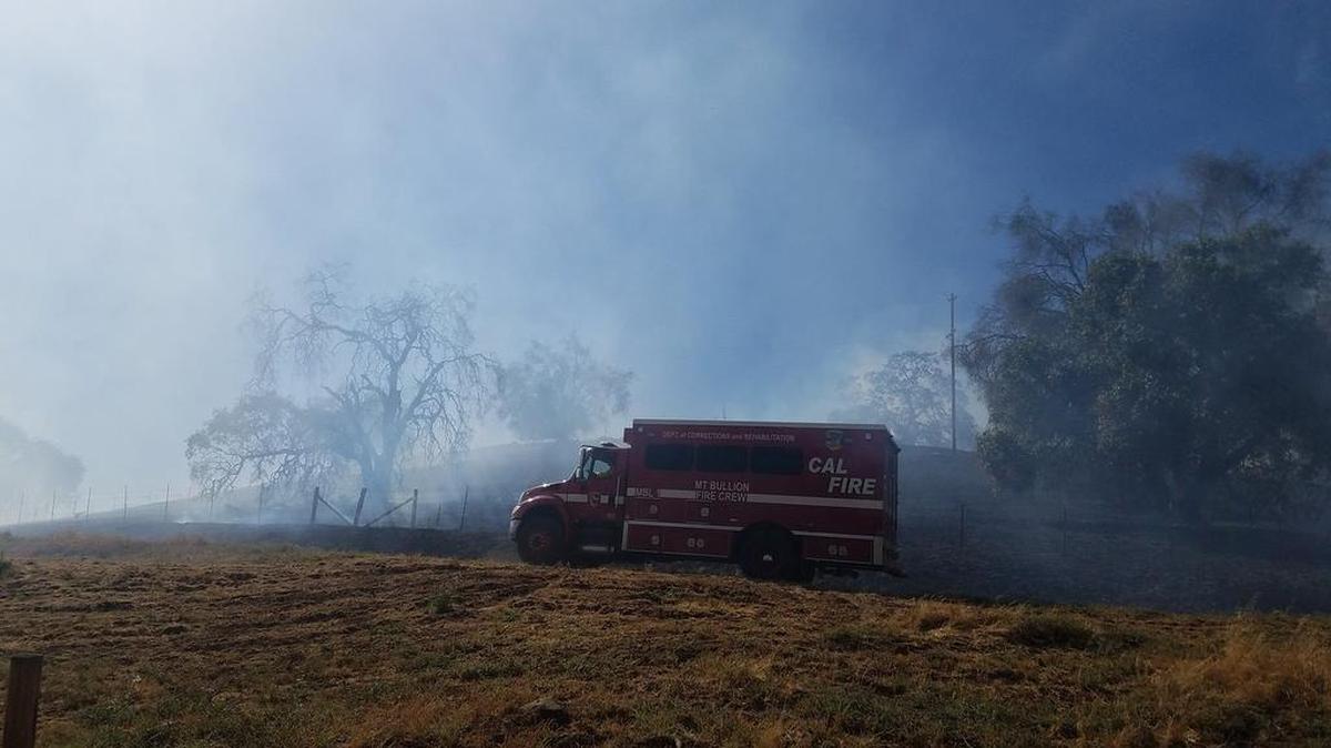 The Ben Fire in Mariposa County, west of Ahwahnee, was reported at 630 acres before it was fully contained. Cal Fire investigators say a vehicle driving through tall, dry grass was the cause of the blaze.