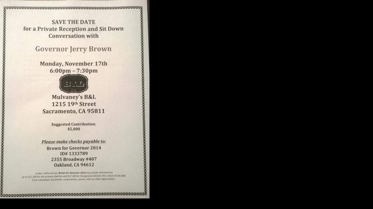 
The flier for the event that is not a fundraiser, even if it money was raised.
