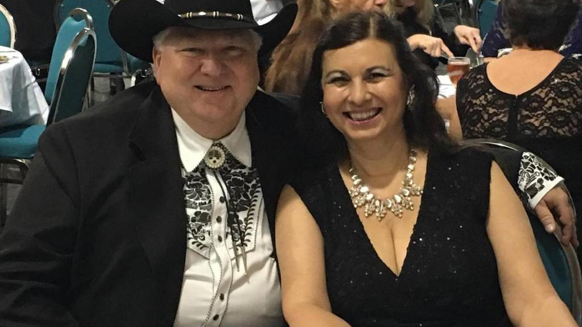 Terry Brown and Hilda Machado in Los Banos.