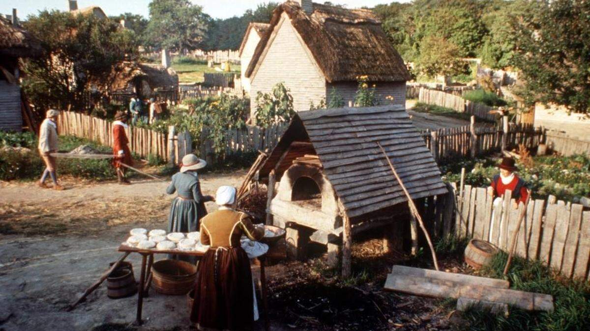 This recreated village is on the site of “Plimoth Plantation” – the scene of the first Thanksgiving in America.