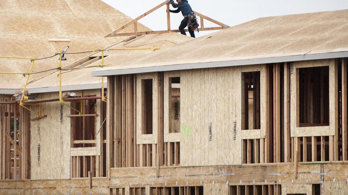 Construction at a new home this year.