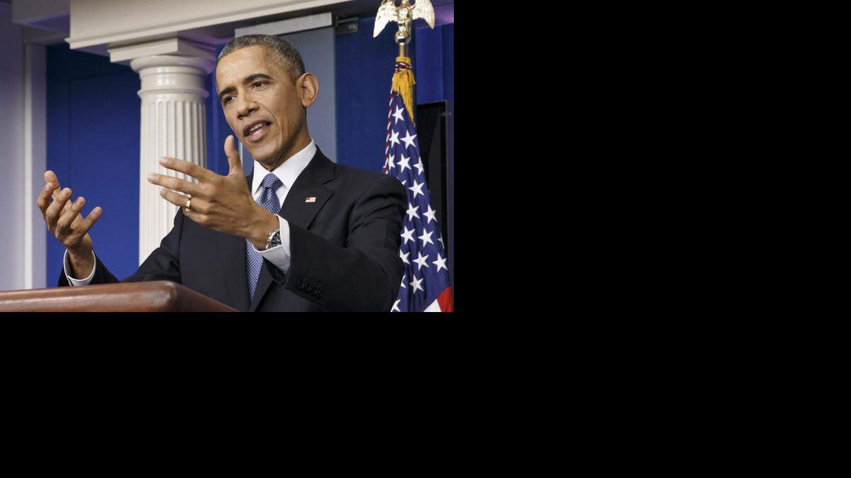 
President Barack Obama speaks during a year-end news conference Friday, saying he’s energized and excited for his final two years in office.
