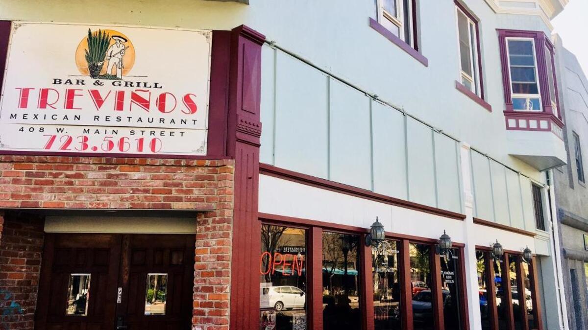 Trevino’s Restaurant in Merced’s Pedreira Building, circa 1093