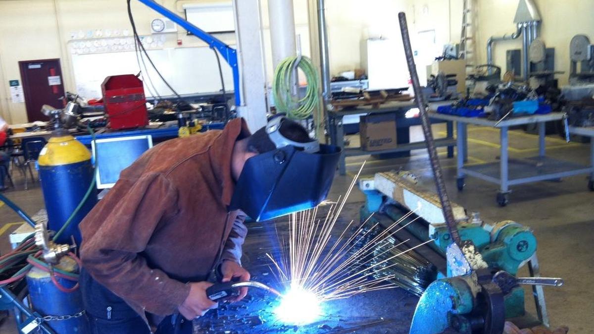 Students in an ag welding program learn skills they can directly into a career or can hone in college classes.