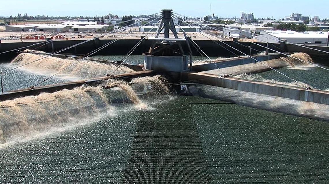 The Turlock sewer treatment plant.