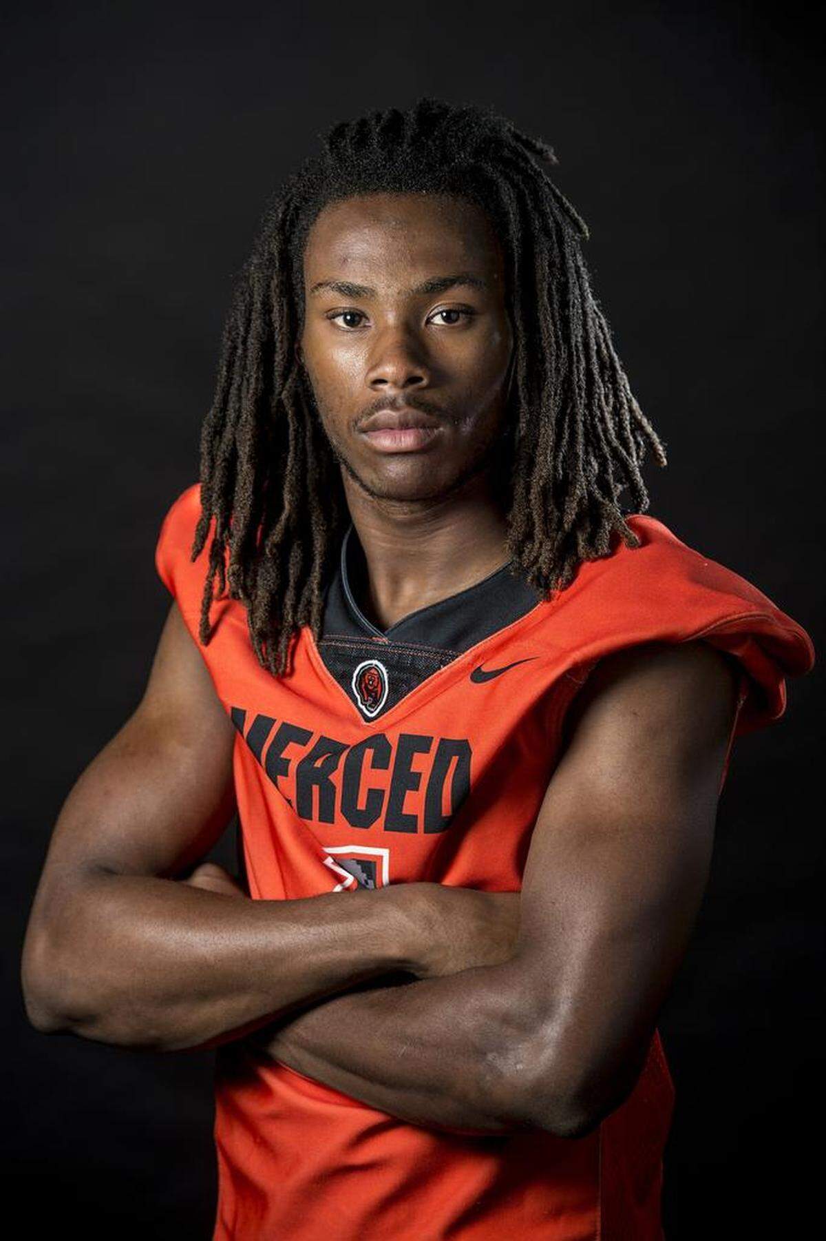 Merced’s Dhameer Warren poses for a portrait in Merced, Calif., on Wednesday, Aug. 1, 2018.