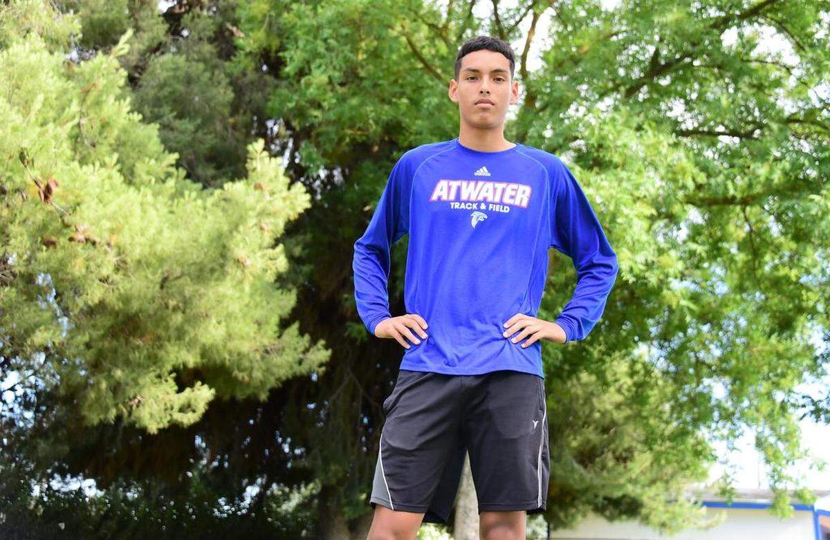 Atwater High senior Eduardo Hurtado is the Merced Sun-Star Boys Track Athlete of the Year after finishing 10th in the CIF STate Meet in the high jump.